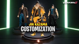 Jin Kazama Customization Showcase [upl. by Ralat]