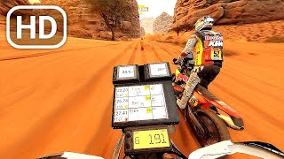 Dakar Desert Rally  Bike in First Person [upl. by Venu882]