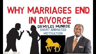 THE ROOT CAUSE OF DIVORCE by Dr Myles Munroe Absolutely Must Watch [upl. by Meara961]