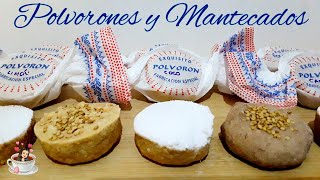 POLVORONES  MANTECADOS Tradicionales [upl. by Kimon220]