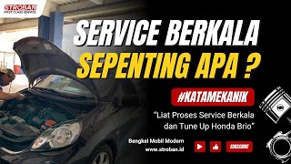 REVIEW PENGERJAAN SERVICE BERKALA amp TUNE UP HONDA BRIO ‼️ SAMBIL KITA KEPOIN MEKANIK YUK [upl. by Narol]