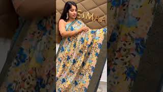 Pure georgette sarees  mesmaa saree sareefashion georgettesaree bridalstore [upl. by Imugem242]