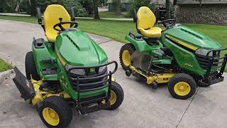 John Deere X584 vs X590 [upl. by Harve767]