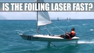 Laser Foiling 19 knots [upl. by Cohbath]