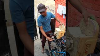 cycle Mein Lagaye motor 😱🔥ytshorts minivlog shorts [upl. by Yks]