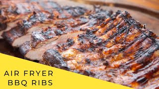 Air Fryer BBQ Ribs [upl. by Yelsnit]