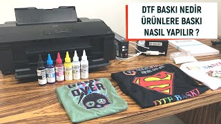 TÜRKİYEDE İLK   DTF Tekstil Baskı Sistemi [upl. by Loomis861]