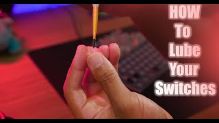 How To Lube Your Mechanical Switches Tealios V2 Review Part 2 [upl. by Nirhtak41]