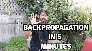 Backpropagation in 5 Minutes tutorial [upl. by Ecinaj]