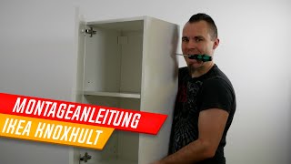 Ikea Knoxhult Hängeschrank Wandschrank mit 1 Tür zusammenbauen 50326789 Montageanleitung [upl. by Lehcsreh898]