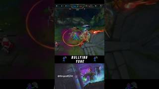 Bullying Yone  Singed League of Legends shorts [upl. by Gamages]