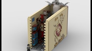 Lego DIagon Alley Book MOC [upl. by Ima]