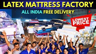 LATEX MATTRESS MANUFACTURER IN INDIA  Best Mattress 2023 with Free Delivery mattress latex [upl. by Asylem]