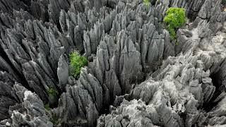 Madagascar  Flying over the Tsingy [upl. by Auhsuj]