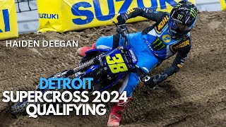 DETROIT SUPERCROSS QUALIFYING 2024 [upl. by Pansy589]