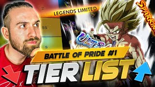 PREMIÈRE TIER LIST DU BATTLE OF PRIDE PAS MAL DE CHANGEMENTS  DRAGON BALL LEGENDS [upl. by Atinaj]