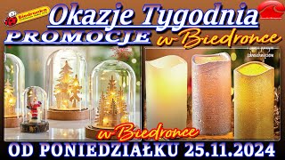 𝐁𝐈𝐄𝐃𝐑𝐎𝐍𝐊𝐀  Nowa Gazetka Promocyjna od 25112024 Okazje i promocje tygodnia – Katalog Biedronki [upl. by Hen]