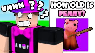 Quizzing MINITOON About Roblox PIGGY [upl. by Argela]