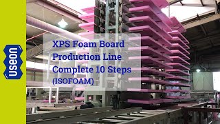 XPS Production Line at ISOFOAM Complete 10 Steps [upl. by Greenfield]