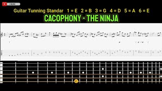 Cacophony  The Ninja Guitar Tabs [upl. by Nathanson]