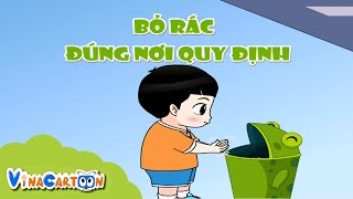 Kỹ Năng Sống Mầm Non Phần 5  Bỏ Rác Đúng Nơi Quy Định  Giáo Dục Mầm Non [upl. by Dihahs]