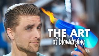 How To BlowDry your Hair  3 Hairstyles  Men Hair [upl. by Eulalie]