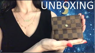 ASMR Luxe  Portefeuille et porte monnaie Louis Vuitton [upl. by Zebadiah253]