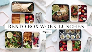 Bento Box Lunch Ideas Vegan  JessBeautician AD [upl. by Eydie]