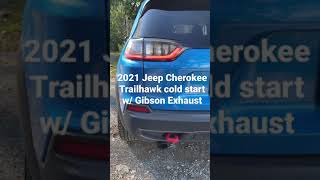 2021 Jeep Cherokee Trailhawk 32L V6 Cold Start w Gibson Exhaust jeep jeepcherokee jeeplife [upl. by Pittel]