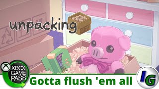 Unpacking Gotta flush em all Achievement Guide on Xbox [upl. by Laram795]