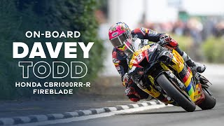 Onboard with Davey Todd  2023 Isle of Man TT Races [upl. by Alayne]