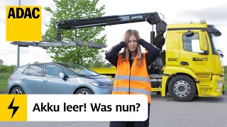 EAuto Was tun bei leerer Batterie Abschleppen  Unter Strom – Einfach Elektromobilität 34 ADAC [upl. by Jean-Claude]