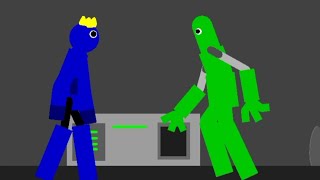 Robot Blue vs Robot Green Rainbow Friends [upl. by Hymen]