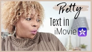 How To Add Your Own Text To iMovie on Mac [upl. by Wootten687]