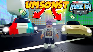 😱 HEFTIGES 0€ AUTO BEKOMMEN  MAD CITY ROBLOX [upl. by Herzel]