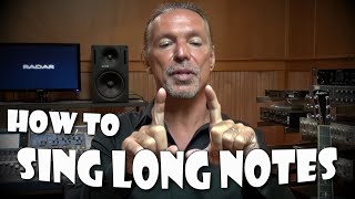 How To Sing Long Notes  Ken Tamplin Vocal Academy [upl. by Einnij505]