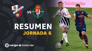 Resumen de SD Huesca vs Real Valladolid 22 [upl. by Gnilrits]