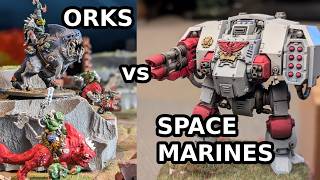 ORKS vs Space Marines  Warhammer 40k 10th Edition [upl. by Leira]