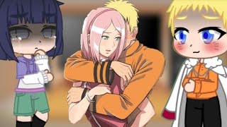 🌹Sakura Hinata y Naruto 🌹del futuro °reaccionando al Narusaku Sad Hinata💔 [upl. by Grimonia]