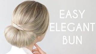 HOW TO EASY UPDO  Perfect For Bridal Prom Work [upl. by Rockefeller]