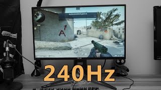 Asus PG258Q Review 240hz Gaming Monitor DEUTSCH  ENG SUB [upl. by Albin]