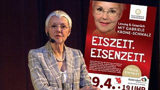 Gabriele KroneSchmalz I Eiszeit  Eisenzeit I 29 April 2024 Rüdersdorf b Berlin [upl. by Mailliwnhoj]