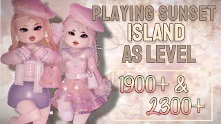 Playing sunset Island as level 1900 [upl. by Lewak184]