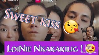 SWEET NG LOINIE SA LIVE  MAY PA KISS PA 😍 [upl. by Hatokad]