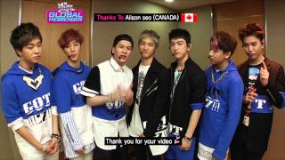 M COUNTDOWN EP366 Global Messenger  Thank You Message from GOT7 [upl. by Armond]