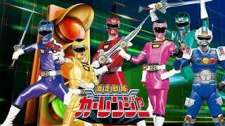 Opening Gekisou Sentai Carranger Song Theme Power Rangers Turbo Version [upl. by Acina]