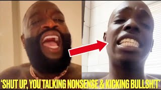 Rick Ross REACTS To Bobby Shmurda EXPOSING Him For KICKING HIM OFF Show For Laughing At His Fight [upl. by Aratahc907]