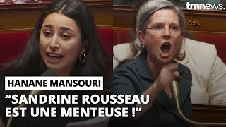 Hanane Mansouri détruit Sandrine Rousseau qui perd ses moyens à lAssemblée nationale retraites [upl. by Ekusuy]