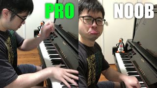 PRO vs NOOB Piano  La Campanella [upl. by Karoly]