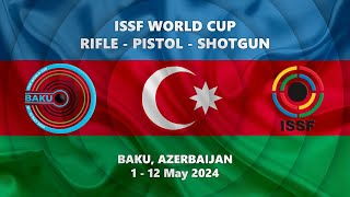 10m Air Pistol Men Final  Baku AZE  ISSF WORLD CUP 2024 [upl. by Prentice616]